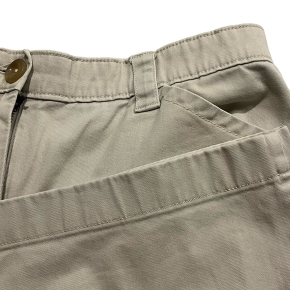 L.L. Bean Pants - Vintage LL Bean Shorts Womens 14 Khaki Chino Favorite Fit Outdoor Hiking Stretch
